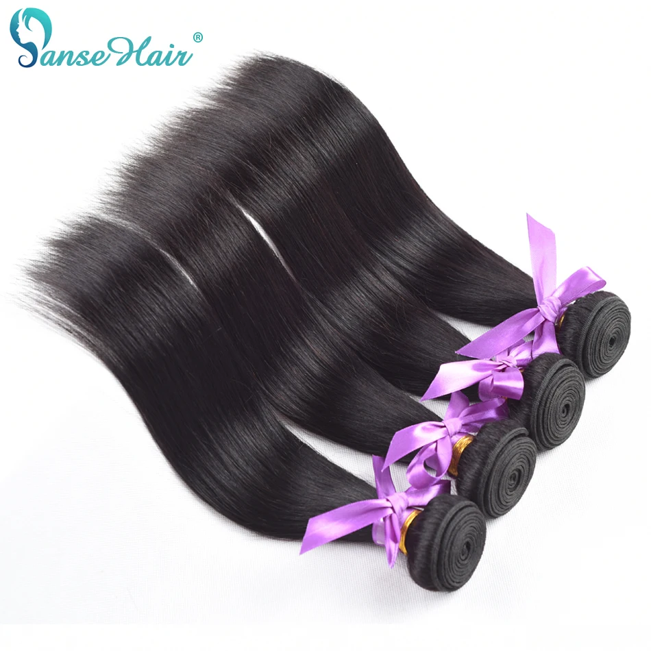

Vietnamese Hair Straight Panse Hair weaving Non Remy Human Hair 4 Bundles Per Lot Customized 8-30 Inches Natural black Hair