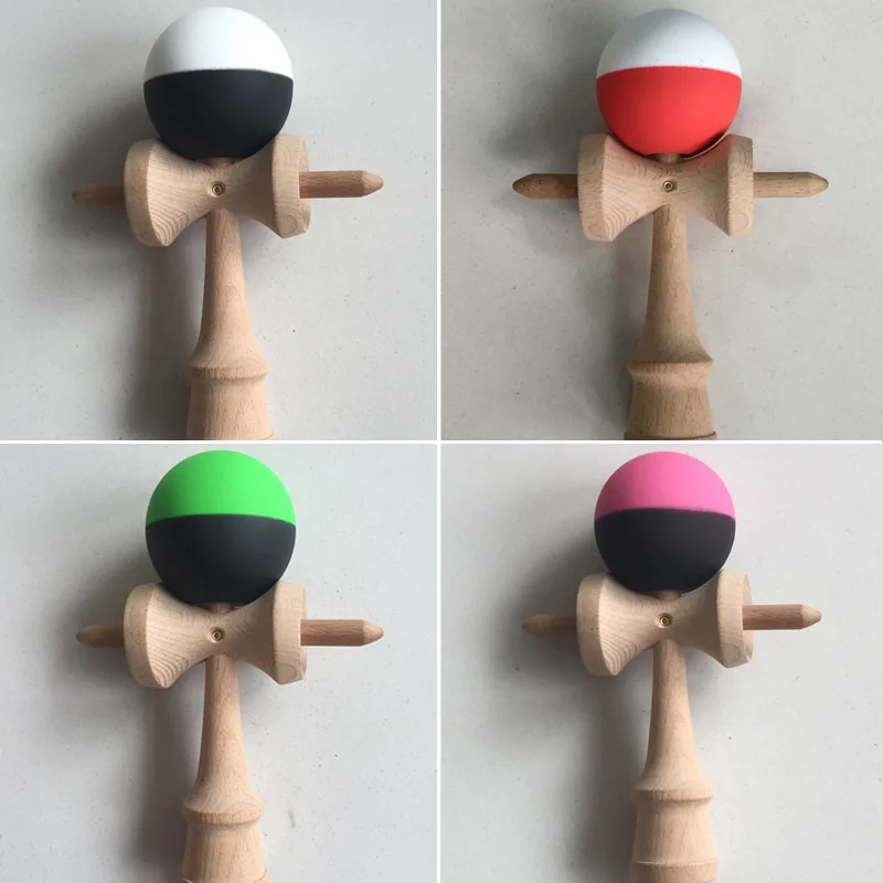 21,5 см Деревянный красочный шар Kendama PU краска умелая игрушка для жонглирования мяч традиционная для отдыха на открытом воздухе спортивная игра