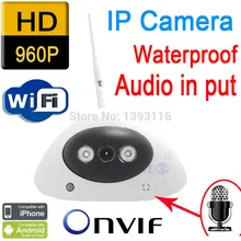 freeshipping audio ip camera 960P 1.3mp hd Wireless wifi cameras infrared mini cctv systems security door home video indoor