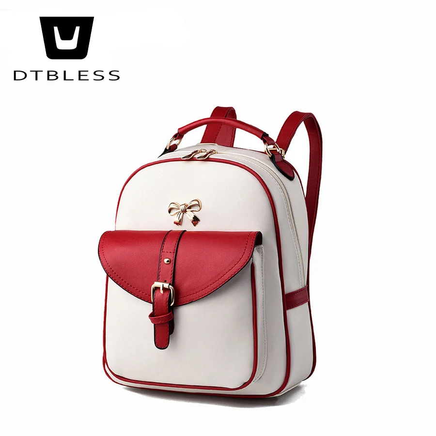 

DTBLESS brand fashion women backpacks for girls high quality shoulder bag female zipper school bags D9621-1