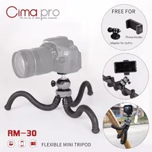 Cima pro RM-30 путешествия открытый мини кронштейн стенд штатив Осьминог штатив Гибкая рубец для телефона Цифровая камера GoPro