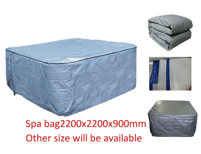 HOT TUB SPA Insulated COVER BAG 2200x2200x900mm Insulated UV Weatherproof in Spa Tubs from Home
