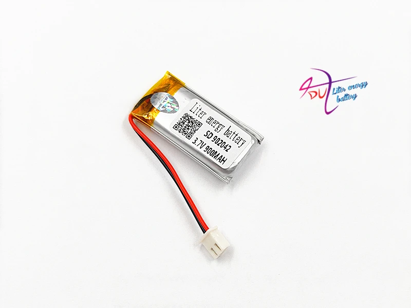 JST PH 2 54 мм 2pin 3 7 В 900 мАч 902042 902040 литий-полимерная LiPo аккумуляторная батарея с