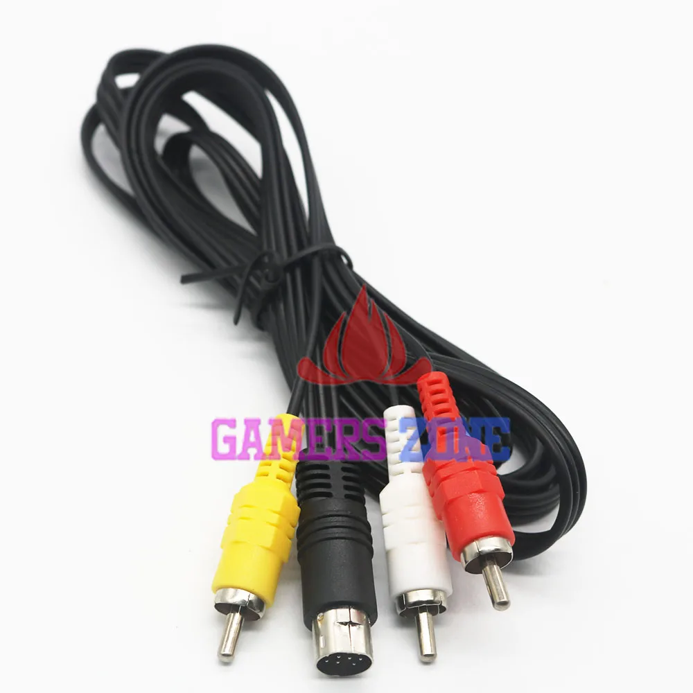 20pcs 1.8m Stereo AV Audio Video RCA Composite Cable for Sega Saturn