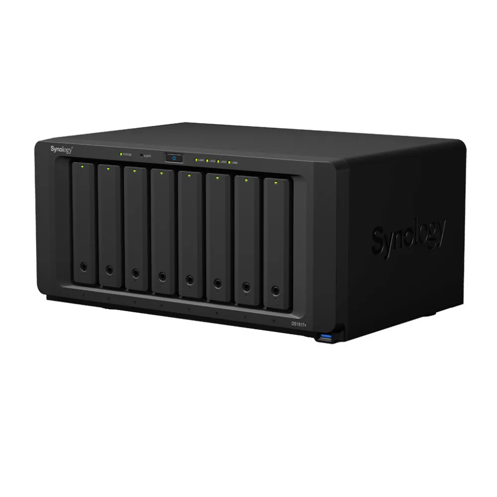 NAS Synology Disk Station DS1819+ 4G 8-bay diskless nfs nas сервер Облачное Сетевое хранилище, 3 года гарантии