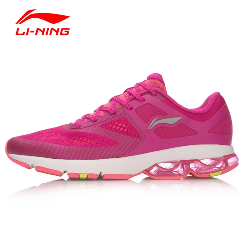 Li Ning Women Cushioning Light Running Shoes Breathable Sneakers Sports Shoes ARHL092 XYP455