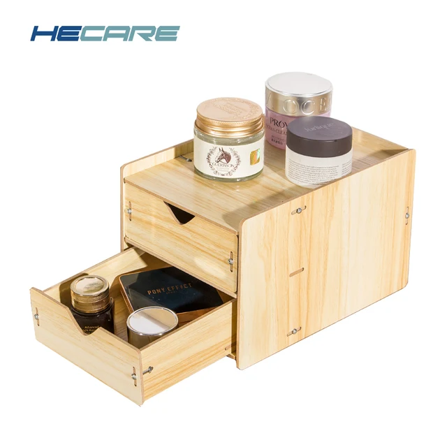 2019 neue Schublade Organizer Box Holz Lagerung Boxen mit Schubladen