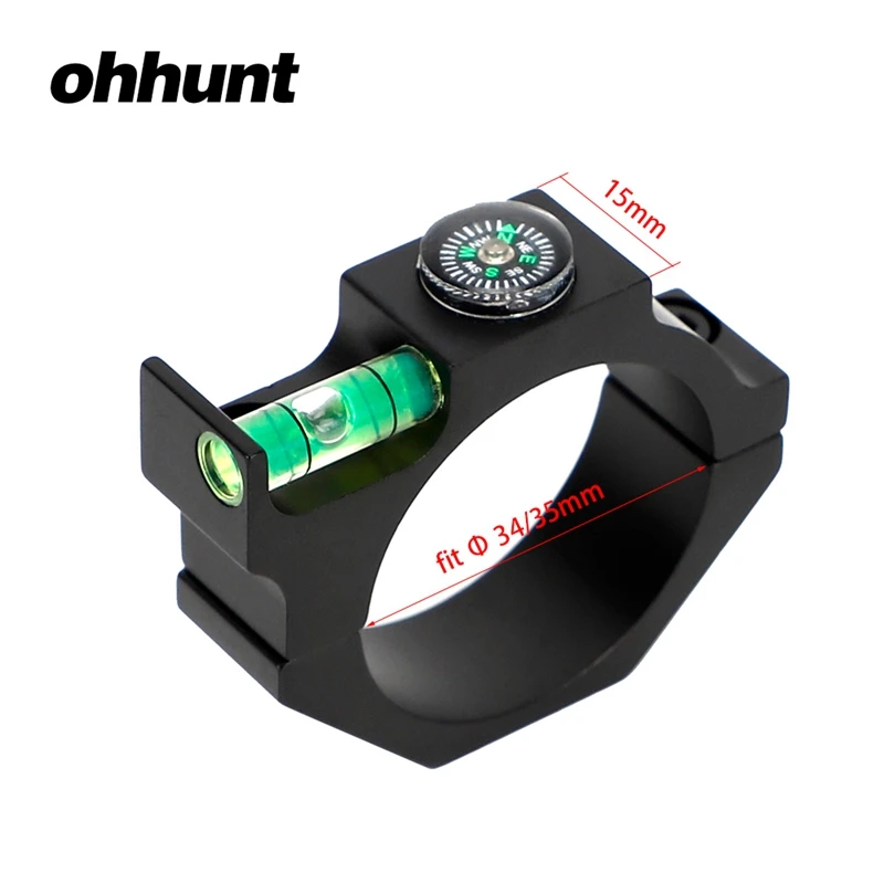 Ohhunt Охота 25 4 мм 30 34 35 Труба пузырьковый уровень с компасом тактический прицел
