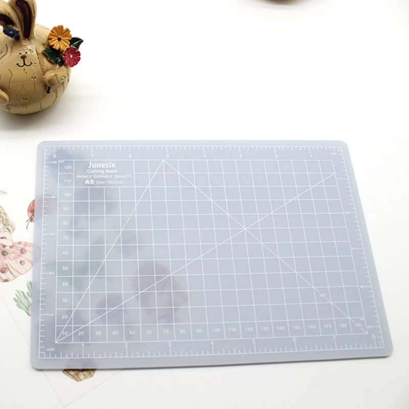 Multi-Size Translucent PVC Cutting Mat Patchwork Cut Pad Rubber Carving Art Manual Tool Double-sided Self-healing Cutter Board