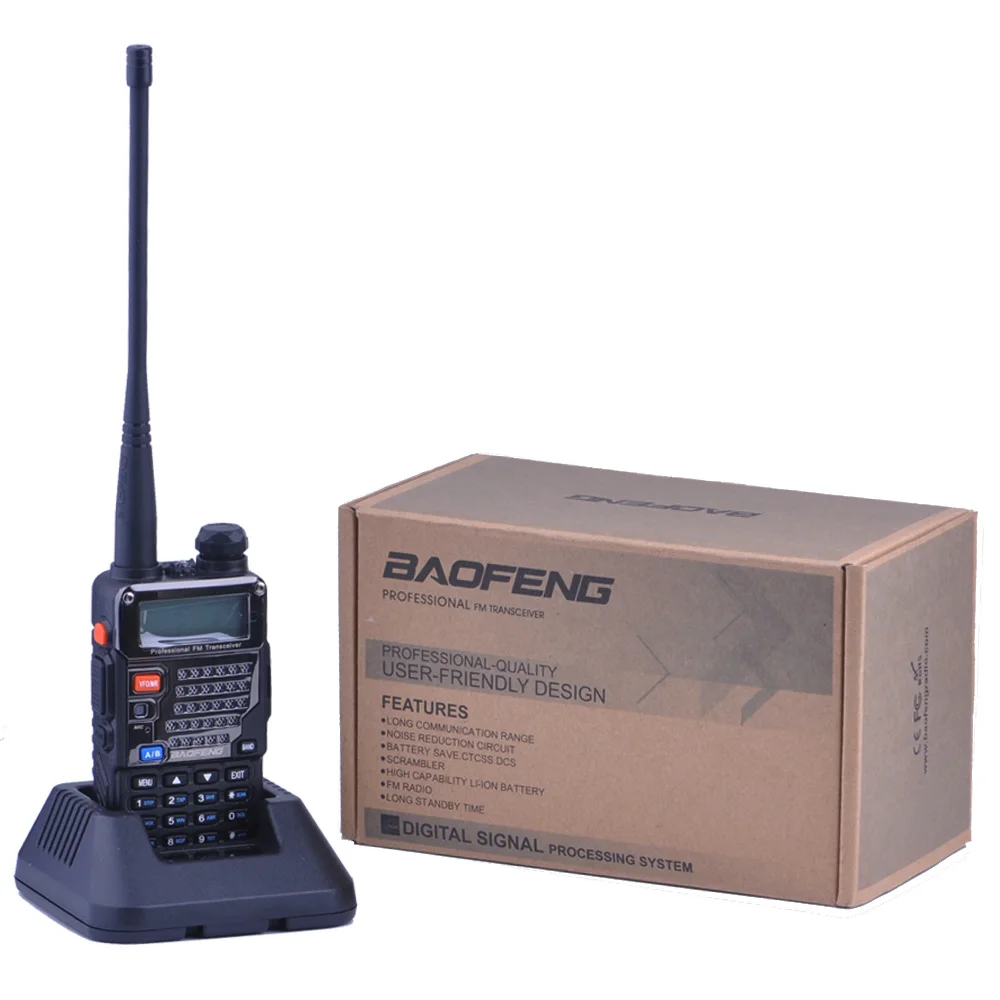 Walkie talkie Baofeng UV-5RE Plus двухстороннее радио UHF VHF Двухдиапазонный cb радио UV-5R 5 Вт Портативный радиоприемник для охоты