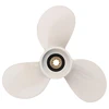 6E0-45941-01-El Aluminum Alloy Outboard Propeller 7 1/2X8-Ba For Yamaha Mariner 4-6Hp 3 Blades 9 Spline Tooth White R Rotation ► Photo 2/6