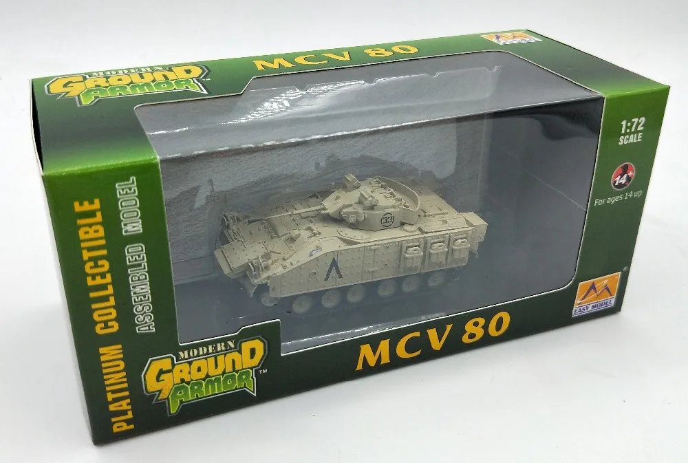 1:72 британская армия MCV80 Самурай бронированный гусеничная модель кареты Trumpeter 35035