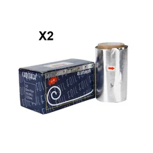 2 упаковки 8 см* 500 см фольга рулон волос завивка парикмахерские инструменты окрашивание профессиональный салон волос фольга