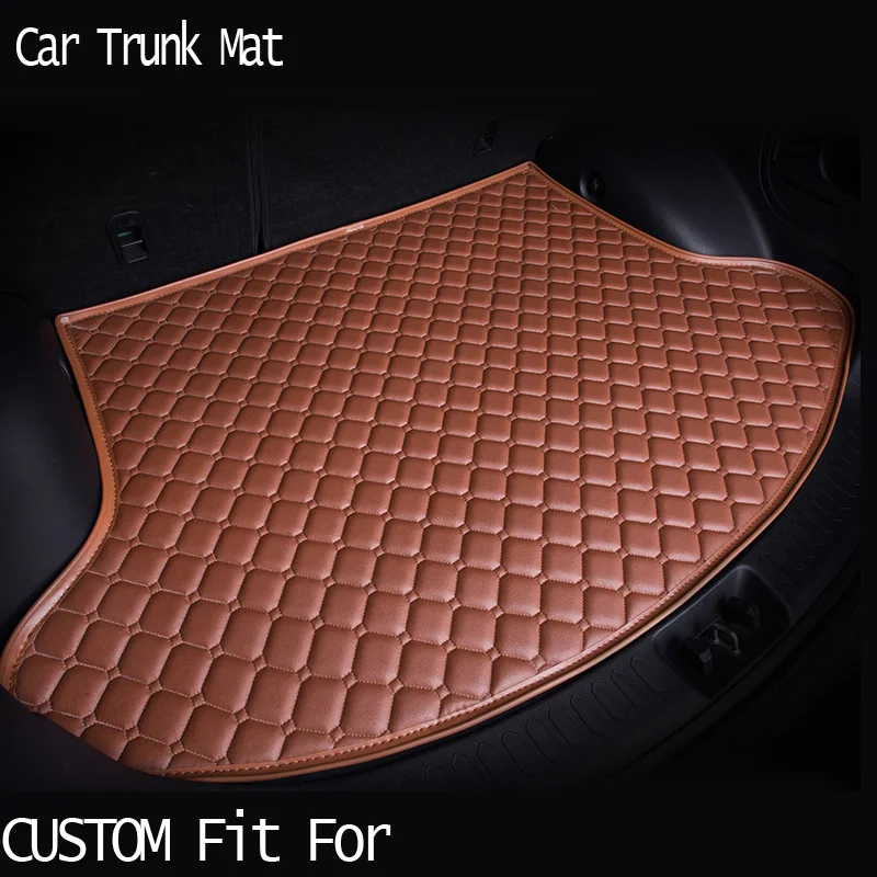 

car ACCESSORIES Custom fit car trunk mat for Porsche Cayenne SUV 911 Cayman Macan ar styling heavy duty tray carpet cargo liner