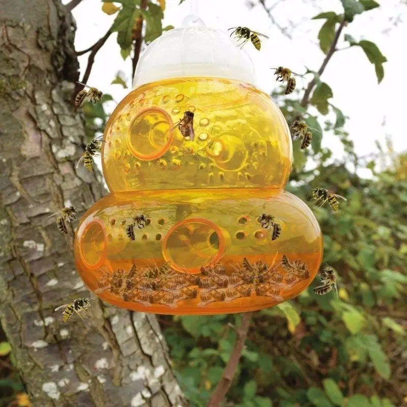 

Hanging Traps Beehive Wasp Trap Hornets Yellow Jackets Wasp Repellent Hornet Trap Home Garden Wasp Hornet Killer Bee Catcher