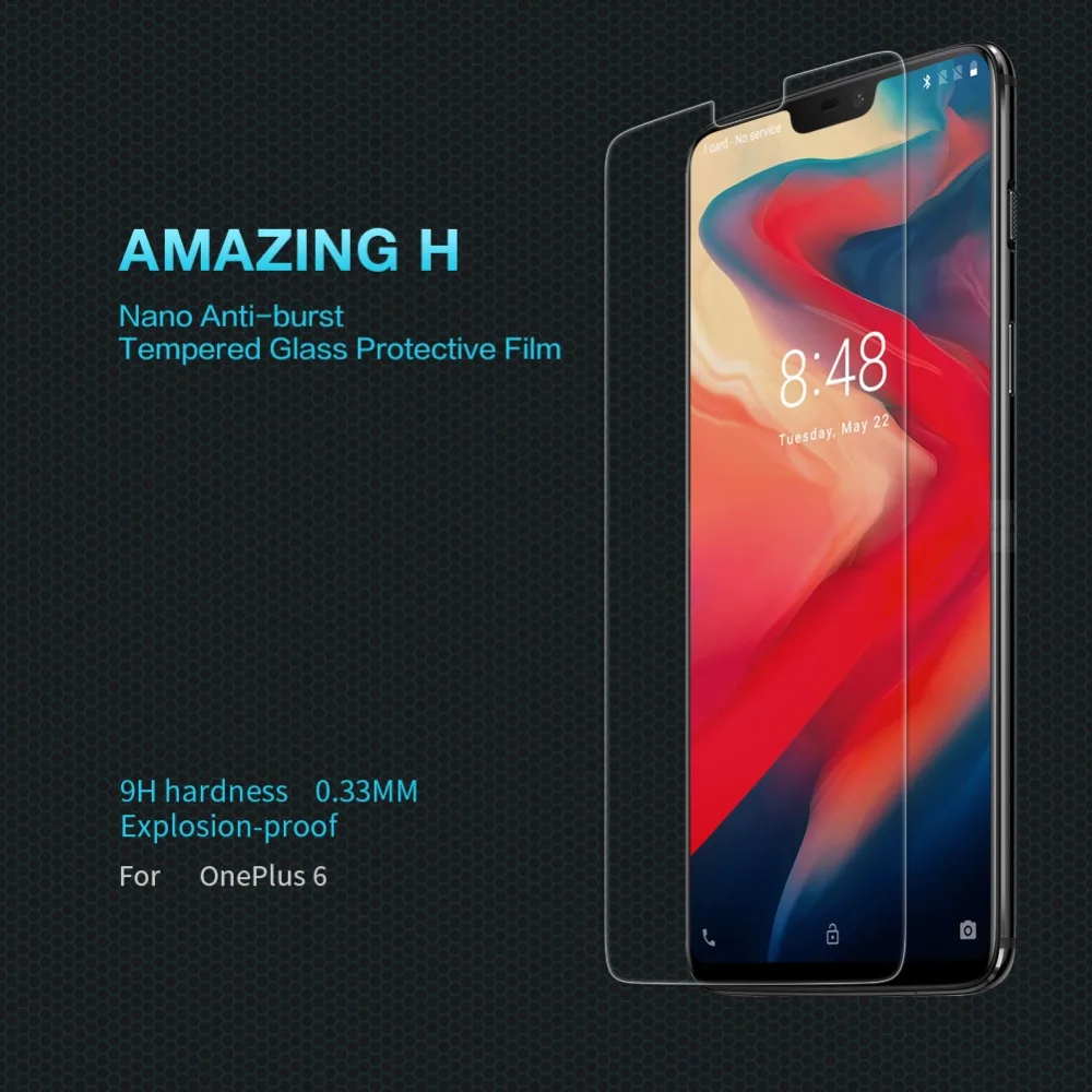 Для Oneplus 6 закаленное стекло Nillkin Amazing H/H+ PRO защита экрана из закаленного стекла для One plus 6