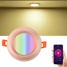 Wi-Fi светодиодный светло-розовое золото RGB CW Wi-Fi умный светодиодный телефон приложение