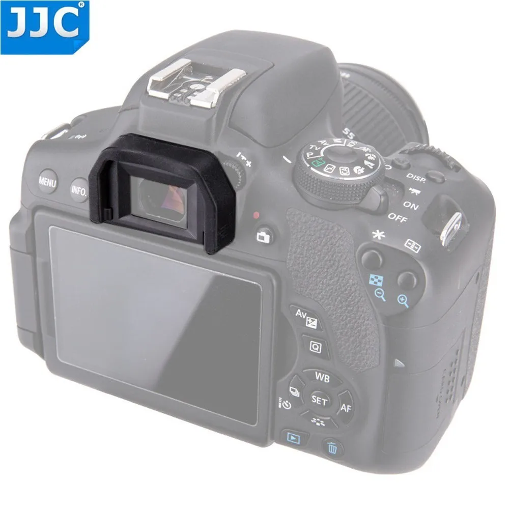 Jjc-câmera Eyecup para Canon Eos 250d 77d 100d 200d 1100d 650d 600d 550d 500d 1200d 760d 750d T5i T6i T6s Substitui Canon ef - Image 4