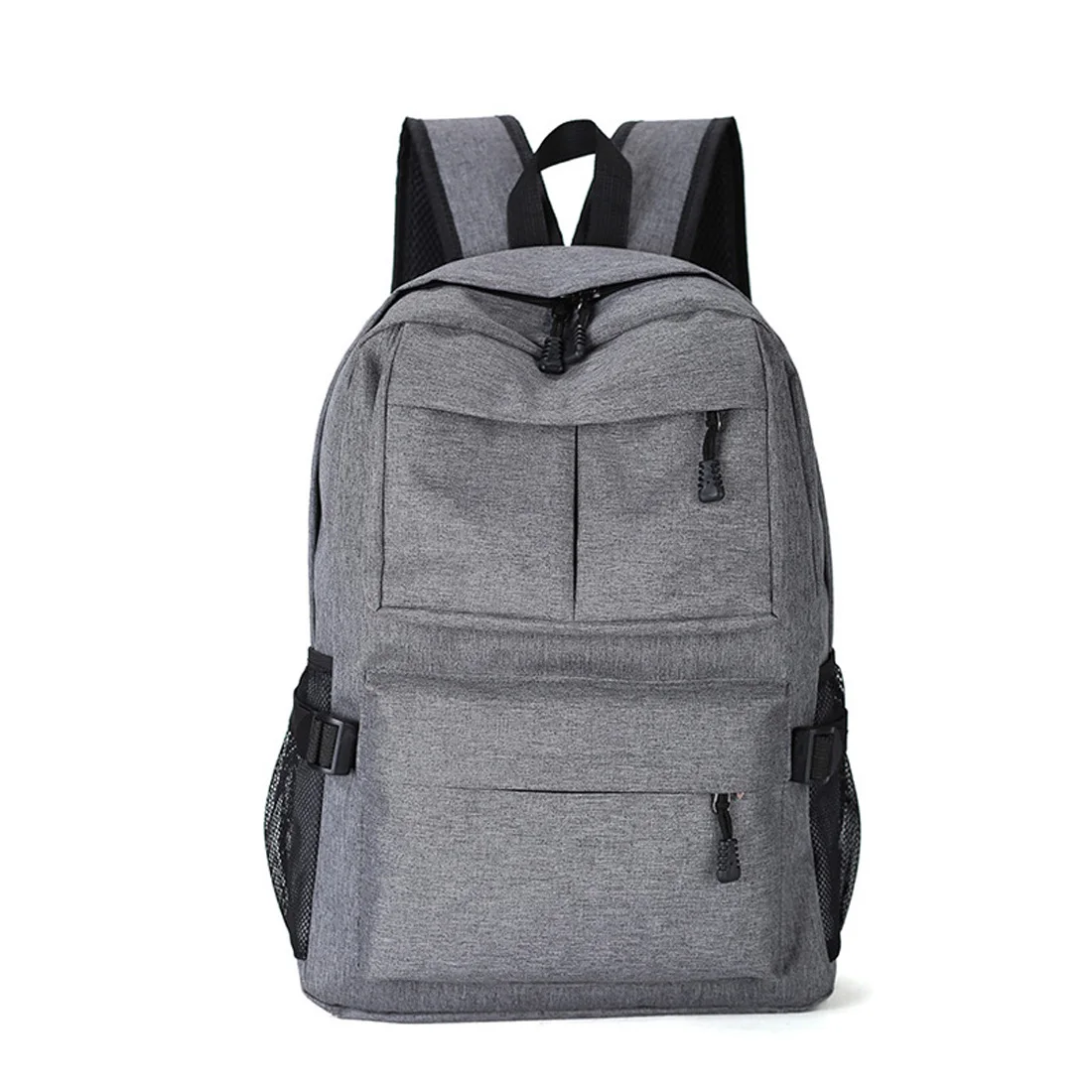 SFG HOUSE Unisex School Bag Cotton Business Bag Anti Theft External USB