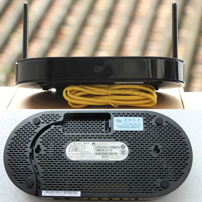 100% оригинальный новый HS8145V 4GE 1 голосовой двухдиапазонный 2 4G 5G WiFi GPON ONU ONT FTTH режим