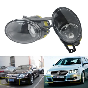 

ANGRONG 1 Pair Front Bumper Fog Light Lamp Left & Right For VW Passat B6 3C 2006-2010 No Bulb