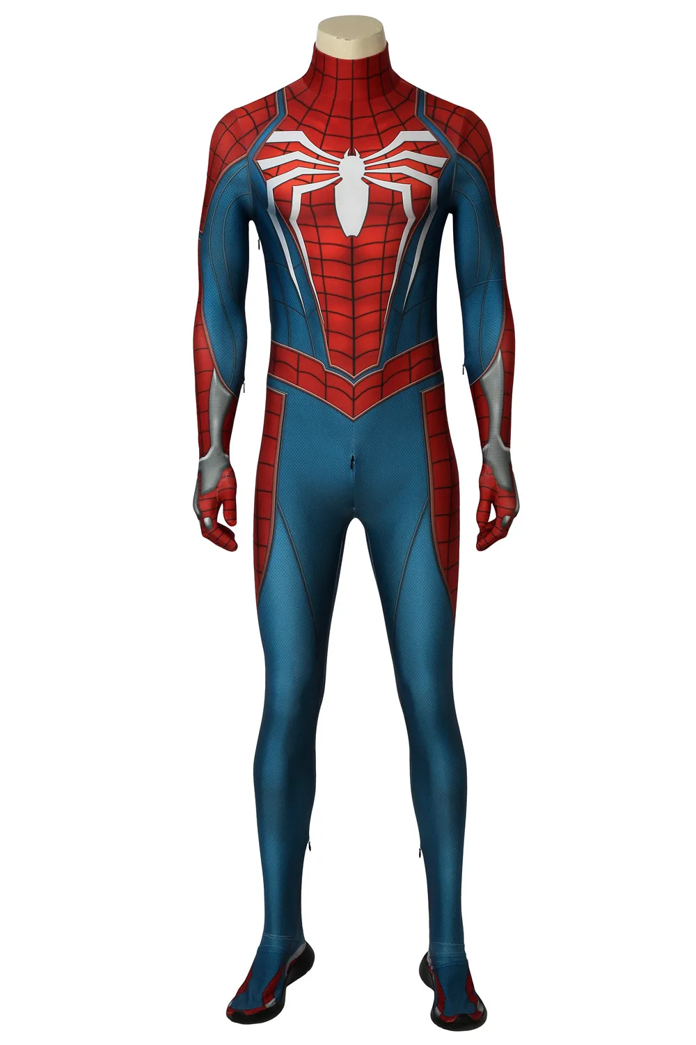 Высококачественный костюм Человека-паука PS4 Человека-паука для косплея, спандекс, 3D принт, Spidey, косплей, комбинезон, маска на Хэллоуин