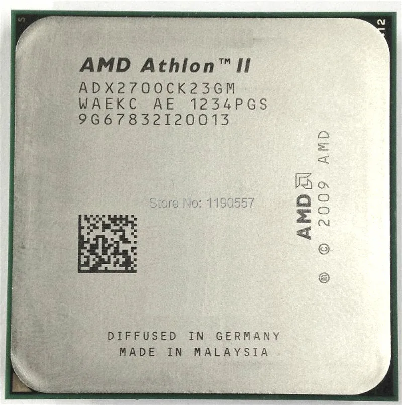 AMD Athlon II X2 270 processor (3.4GHz/2MB L2 Cache /Socket AM3) Dual ...