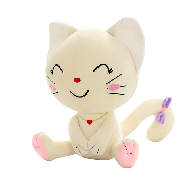 Emoji Pillow, Expression Cat, Plush Toys, Sitting smilies Cat Doll