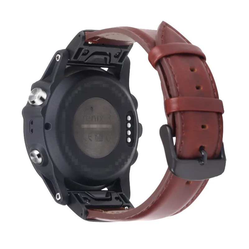 Браслет Quick Fit для Garmin Fenix 6 6X6 S кожаный браслет с ремешком для часов Garmin Fenix 5X/5S/5/3HR/Forerunner 935 часы