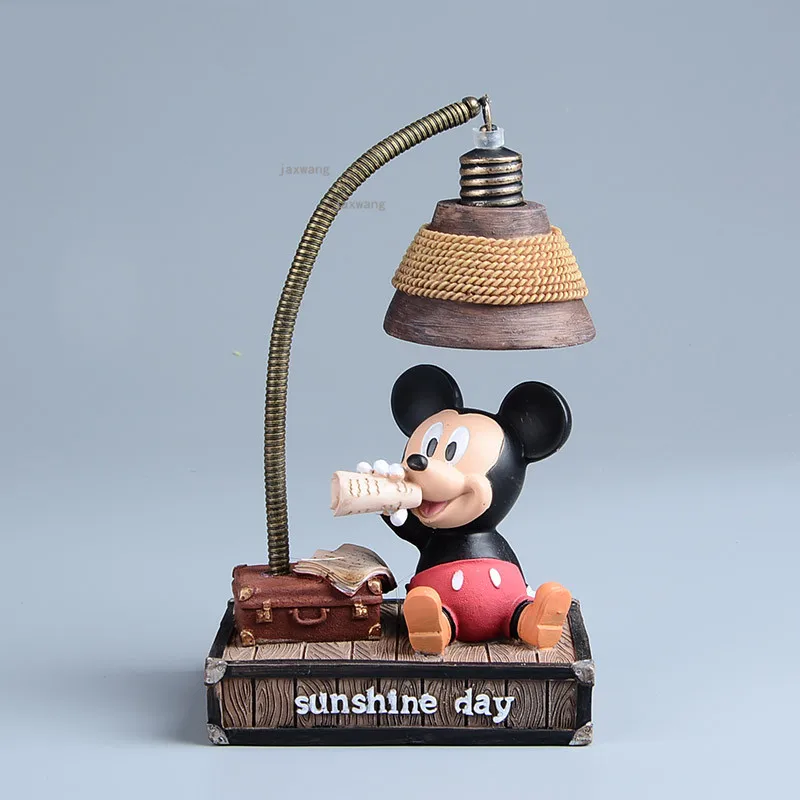 

Cute Kids Mickey Mouse Resin Night Light Children Luminaria Night Lamp Lamps Lights Child Nightlight LED Lights Children's Room