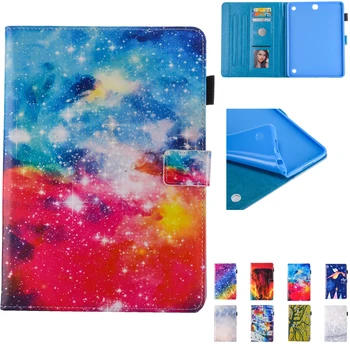 

SM-T550 Fashion Beautiful beach Case For Samsung Galaxy Tab A 9.7 SM-T555 T550 P555 Cover Smart Case Funda Tablet PU Stand Shell