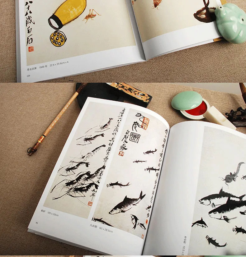 Новая китайская знаменитая серия картин-серия Qi Baishi Collector's Edition китайская живопись техника книга для взрослых