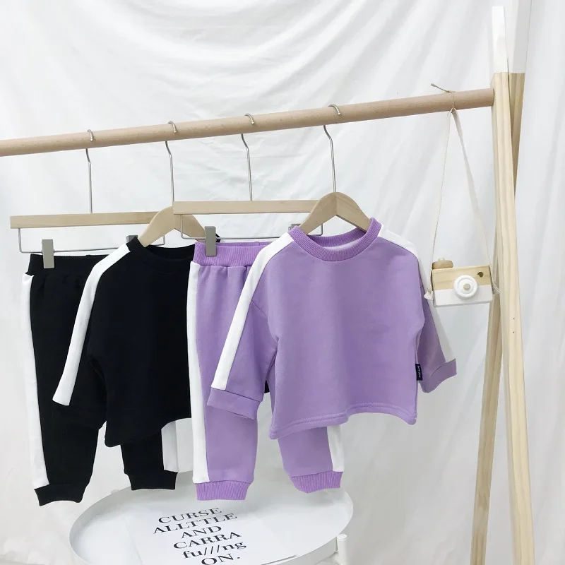 

Girl Clothing for Boys Kids Sport Suit Autumn Long Sleeve Sweater Shirt+ Pants Jogging Set Winter Boys Sweatshirt Hoodie Suit