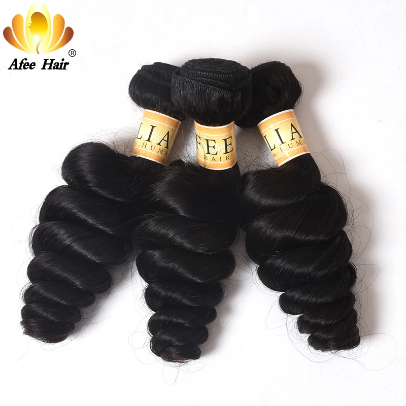 Aliafee Hair Malaysian loose Wave Bundles With Closure 100% Human Hair Extension Malaysian Hair Bundles With Closure Non Remy Aliafee Hair Malaysian loose Wave Bundles With Closure 100% Human Hair Extension Malaysian Hair Bundles With Closure Non Remy
