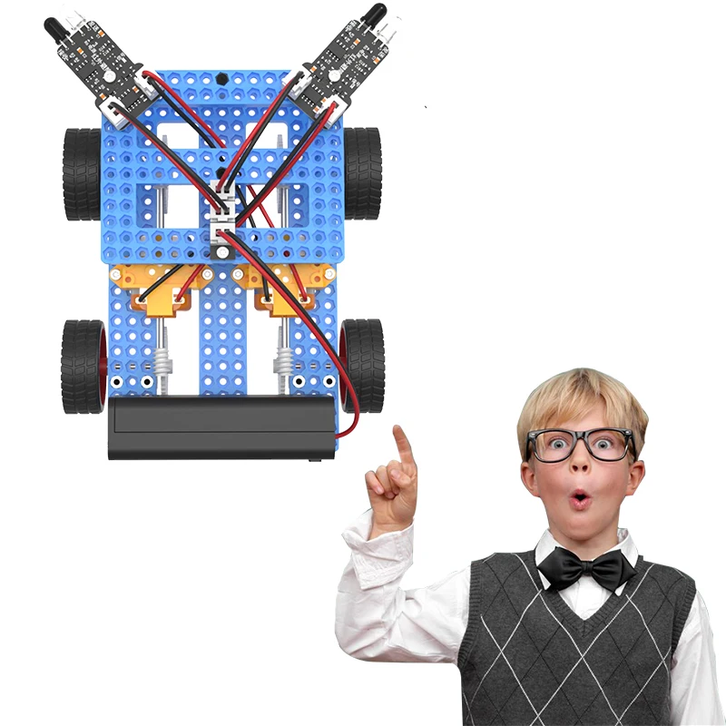 

STEM Kids Toy School Science Toy DIY Infrared Warnin Children Educational Science Toys Kit Learning Education Toys for Children