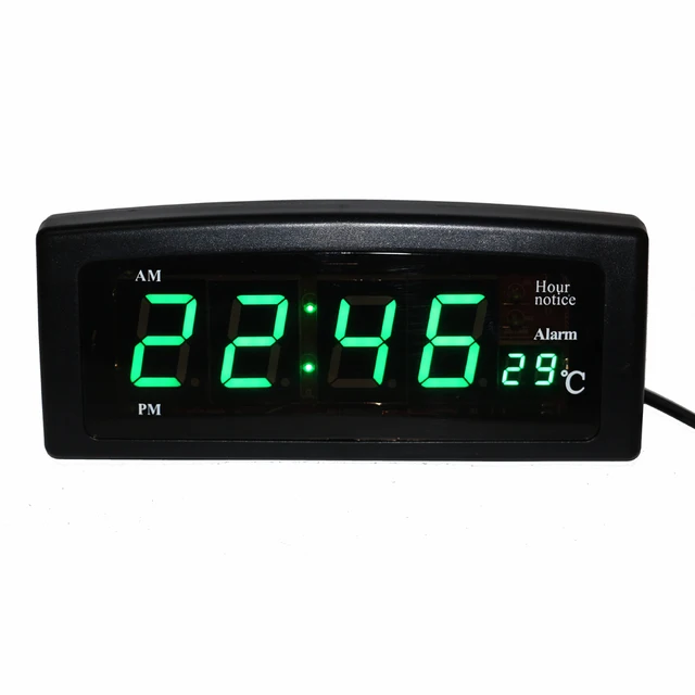 Desktop LED Digital Clock Electronic Alarm Clocks Hourly Chime Clock