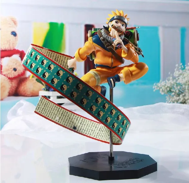 NEW in Box Naruto Shippuden Uzumaki Naruto PVC Action Figure Door Paintingin Action & Toy