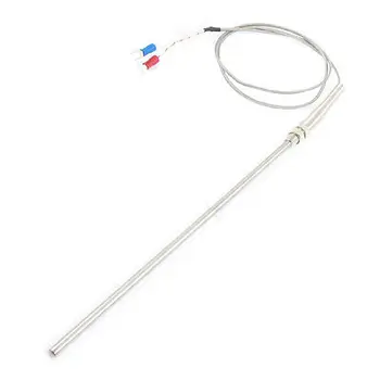 

3.2Ft K Type Thermocouple Temperature Sensor Cable 20cm Probe