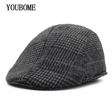 YOUBOME модные береты шляпа для мужчин Casquette зимние шапки для мужчин мужской остроконечный козырек Gorras Homme Masculino бренд береты