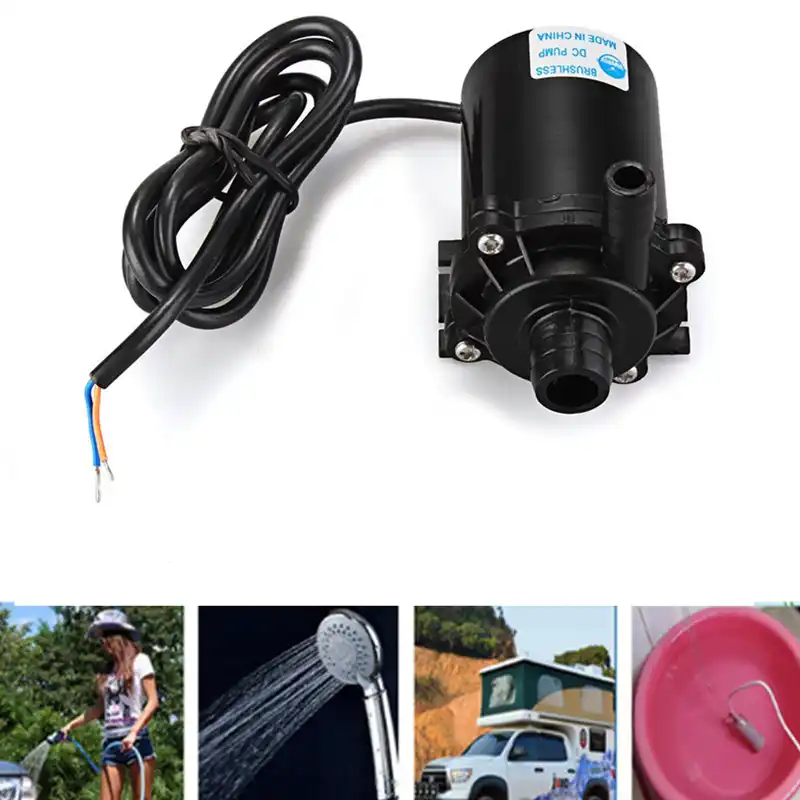 Portable camping shower set USB DC 12V pressure shower hiking outdoor