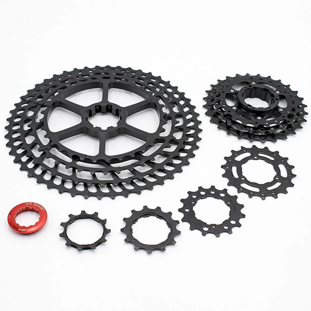 MTB Cassette Sprocket 11Speed 50T For Shimano SRAM 11s 11v 50t cdg cog Road Cassette Freewheel 11 Velocidades 11-50T VG Sports - Цвет: 11S 11-50T Black