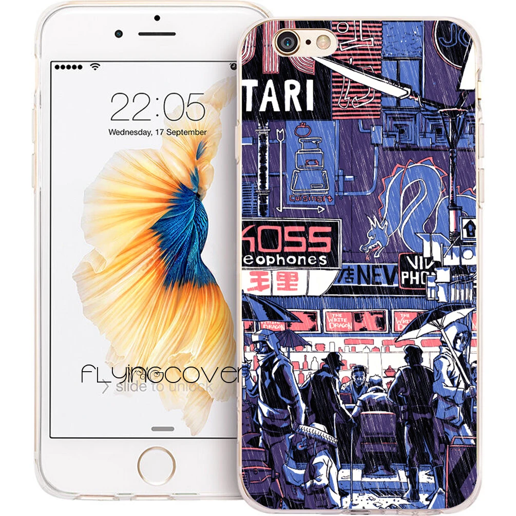 Coque Blade Runner Poster прозрачные мягкие силиконовые чехлы для телефонов iPhone XS Max XR X 7 8 6 S