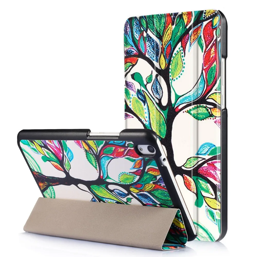 Luxury Colored Drawing Pu Leather Stand Case Cover Shield For Huawei