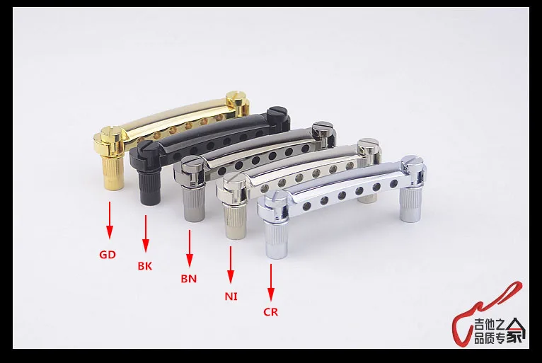 1 компл. Гитарная семья электрогитара мост задняя часть для Tune-O-Matic мост(#0676) Сделано в Корее