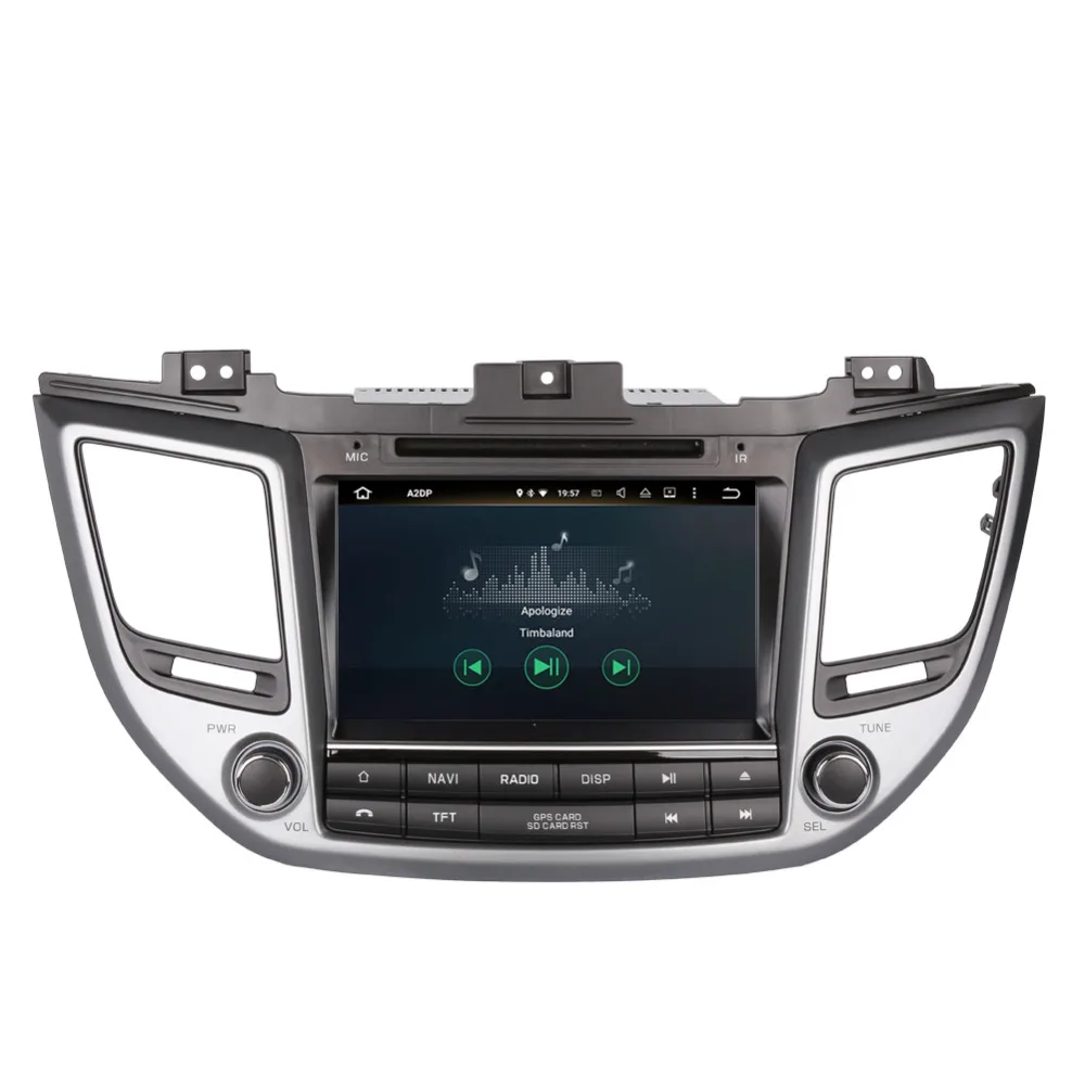 8 дюймов Android 8,0 Octa Core 4 Гб+ 32 ГБ Автомобиль Радио DVD стереосистема для hyundai Tucson IX35-Левостороннее движение мультимедийный плеер