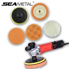 Полировальная губка для мытья автомобиля, Хлопковая универсальная щетка для ухода за чисткой, восковые инструменты для мытья, Полировочный набор, автомобильные аксессуары для стайлинга автомобиля