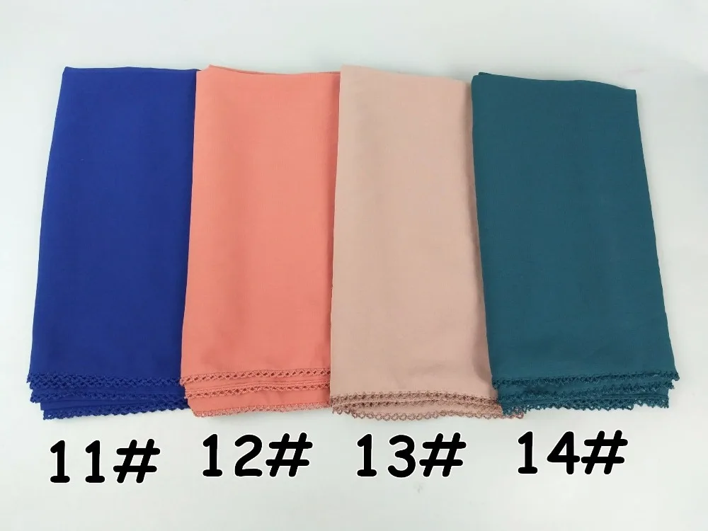 U2 высокое качество пузырь шифон кружево квадратный хиджаб сплошной шали летние вязанный шарфы 115*115 см 20 штук 1 штук в партии; можно выбрать цвета