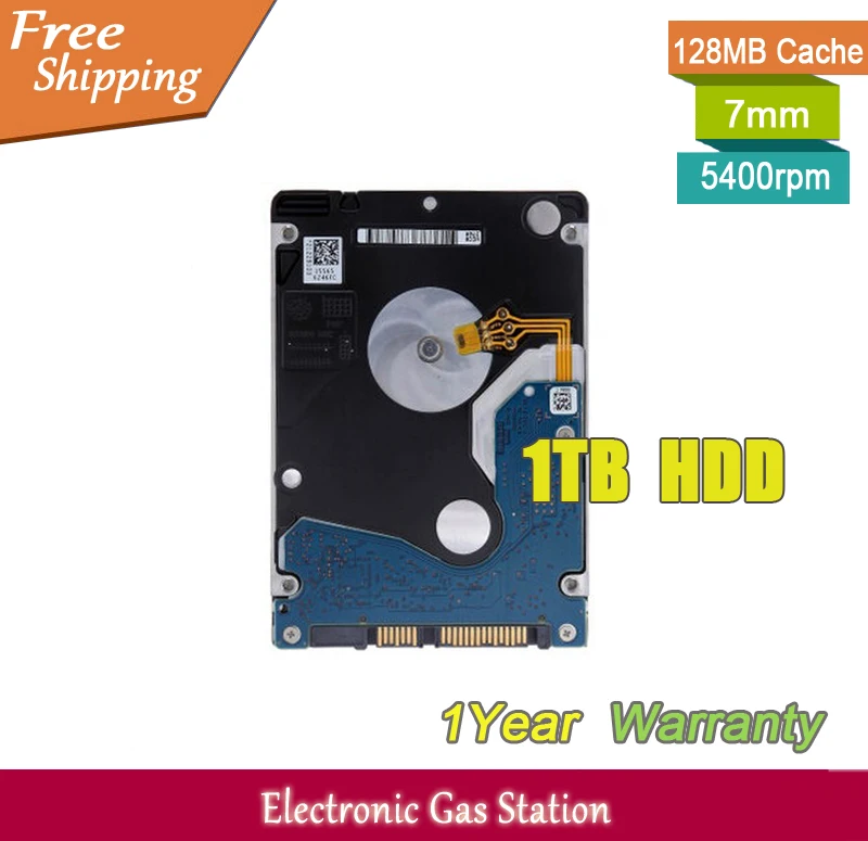 Original Brand Hard Drive 1TB HDD 5400rpm 128MB Cache SATA III 2.5 inches 7mm Laptop hard drive