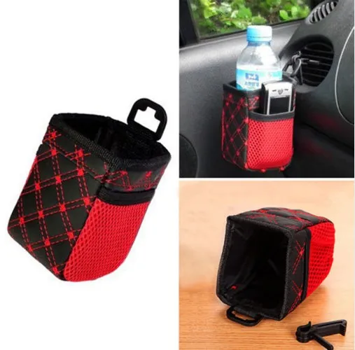 Модный автомобильный телефон ключи сумка для хранения сетчатая сетка воздушная розетка автомобиль маленькие вещи держатель мульти-карманный Практичный чехол