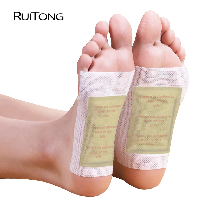 60pcs(15bags+30Adhesives)Chinese Medicine Foot Patches Bamboo Detox